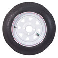 Americana Tire And Wheel Americana Tire and Wheel 20532 White/Pinstripe Spoke Rim 15 x 6, 6-Hole 20532